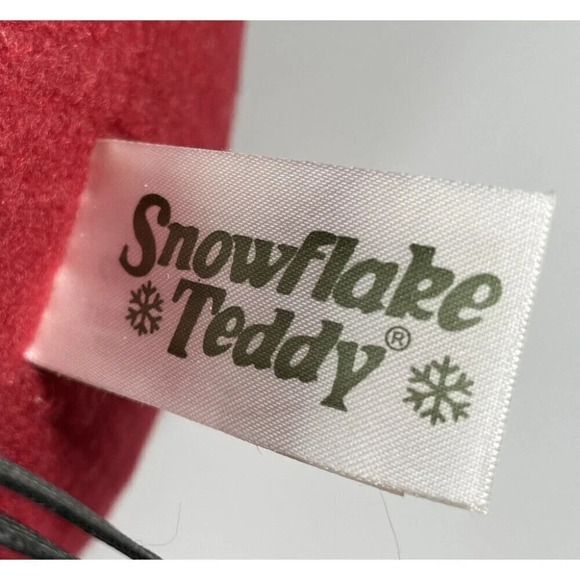 2010 DanDee Christmas Snowflake Teddy‎ Stuffed Animal Holiday Plush - Picture 5 of 6